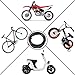 outDOOR MasH Bike Lock, Cable Lock, Self Coiling Cable Lock with Mounting Bracket, Black