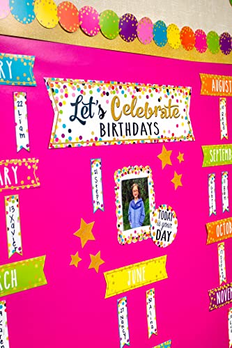 Image of Confetti Let's Celebrate Birthdays Mini Bulletin Board (Pack of 2)