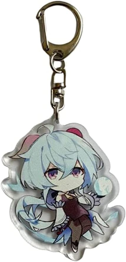 Cute Genshin Impact Acrylic Keychains Abyss mage