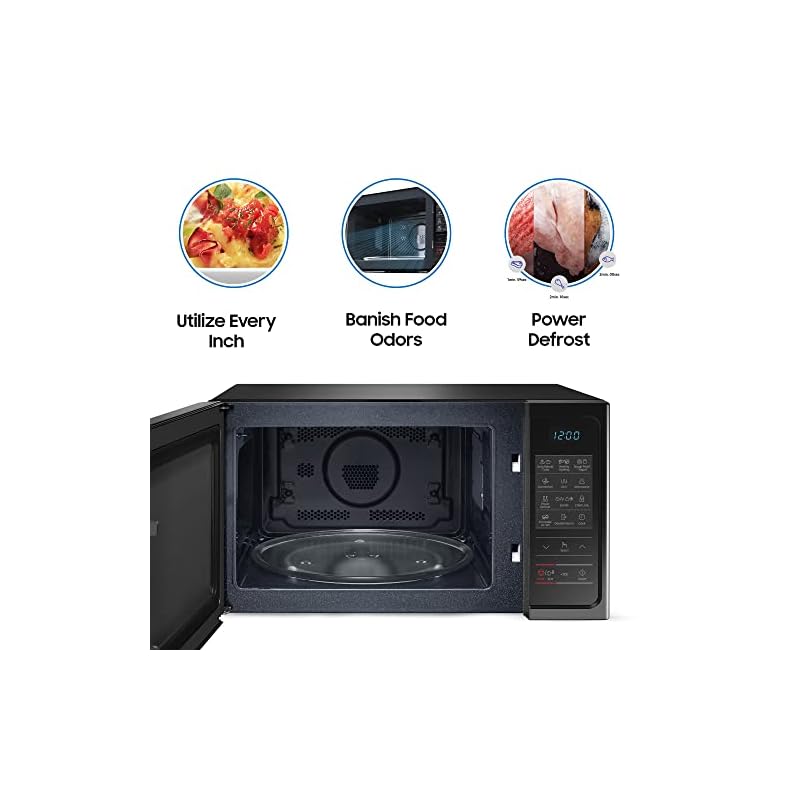 Samsung 28L, Convection Microwave Oven with Curd Making(MC28A5013AK/TL, Black, 10 Yr warranty) - Image 4