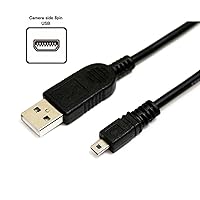Vista 7 de cablecc Cable USB UC-E6 para cámaras réflex digitales Nikon COOLPIX S3000 S3100 S3200 S8000 S100 S203 S230 P7000 AW100