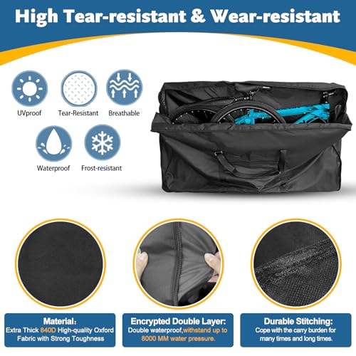 SRIMMIT 840D Heavy Duty Bike Bag