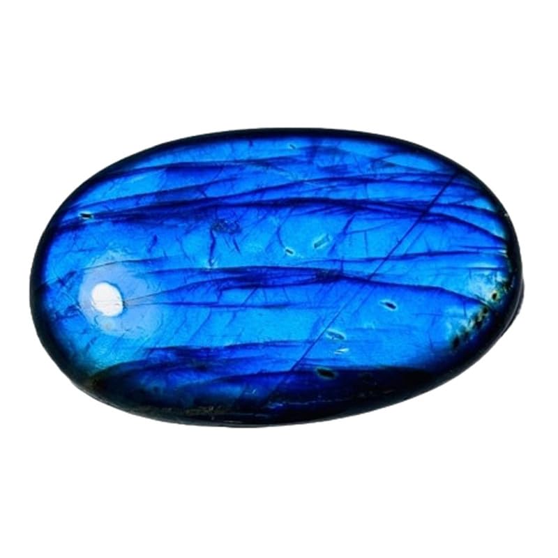 Labradorite bleue naturelle pierre cabochon ovale à offrir pour créer un pendentif personnalisé