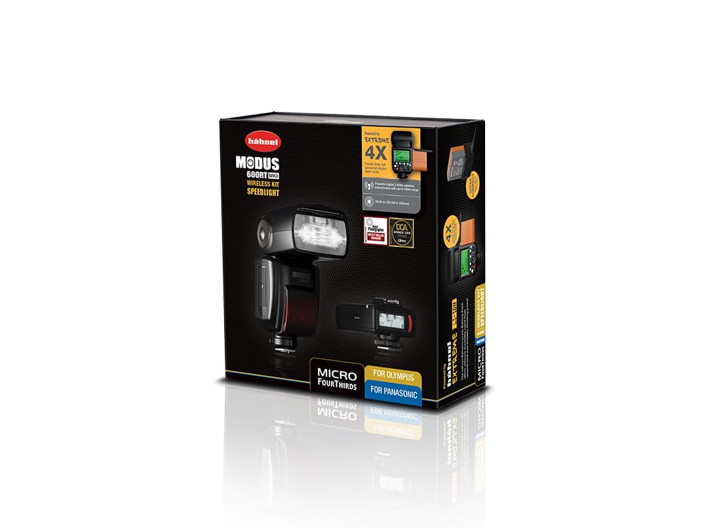 Hahnel Hähnel - Modus 600Rt Mk Ii - Wireless Kit - For Micro Four Thirds - Wireless Connectivity - Ttl, Manual & Multi Modes - Quick-Lock Hot Shoe - Built-In 2.4Ghz Wireless Receiver & Transmitter