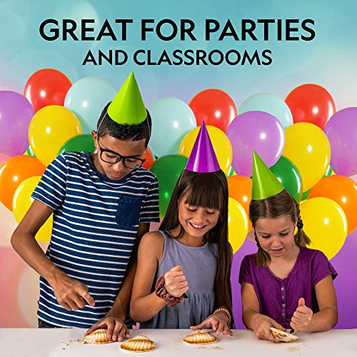 National Geographic Ocean Animal Dig Kit – 12 Seashell Shaped Dig Bricks With Sea Creature Figure Inside, Party Activity With 12 Excavation Sets, Stem Toy For Boys & Girls Or Fun Party Favors #TOP3