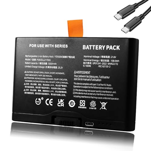 LIXIEKE LIXIEK Replacement Battery Compatible with JBL PartyBox 520 FG2CELL21700 Portable Bluetooth Speaker 5000mAh High Capacity Spare Battery with Type-C Port