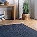 nuLOOM Eleonora Casual Jute Area Rug, 3x5, Blue