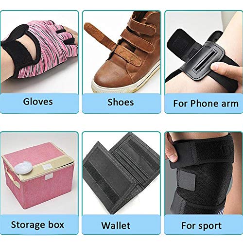 Sew on Hook and Loop Strips Fastening Nylon Fabric Tape 1in X 11yd Non-Adhesive Back Nylon Strips Fabric Fastener Industrial Strength Interlocking Tape