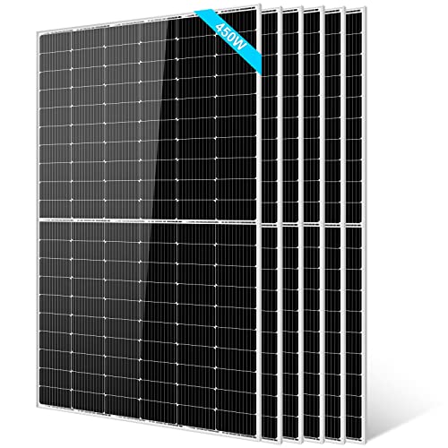 SUNGOLDPOWER UL61730 450W Solar Panel 6PCS,Monocrystalline,Grade A Solar Cell,IP68 High...