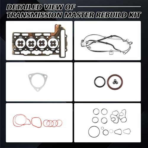 Image of 11127595138 11127586907 Engine Rebuild Overhaul Gaskets Seals Kit Fits for 116i F20 F30 MINI Cooper S R55 R56 R57 R58 N13 N18 1.6L Engine Aftermarket Parts