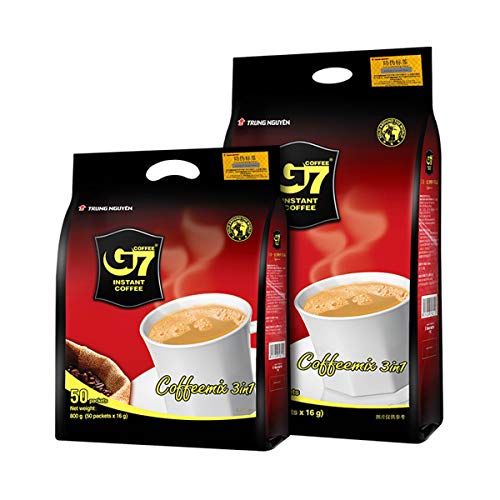 通用 Café instantáneo Auténtico café orgánico de Vietnam con Sabor a café 800g = 50x16g - Imagen 4