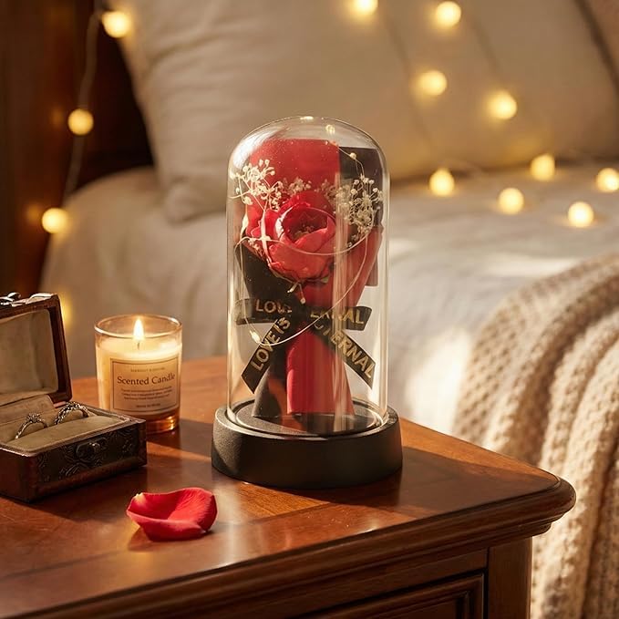 Roses rouges artificielles en bouquet : Déclarez votre amour éternel en toute occasion