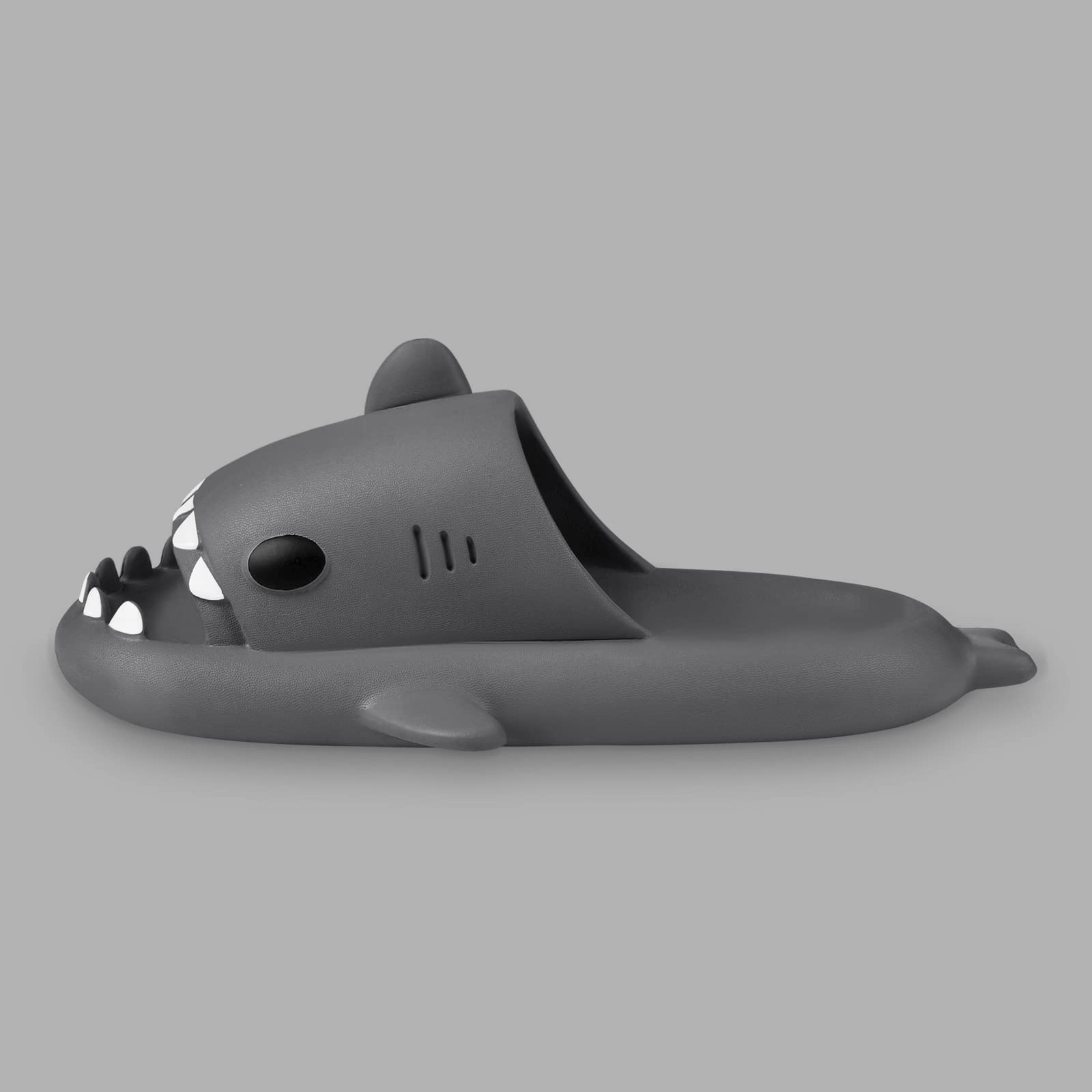 MoneRffi Claquettes de Requin Femme Homme,Claquette Enfant Garcon Fille,Confortables Antidérapante Chaussures de Piscine Plage Sandales,Tongs Shark Chaussons de Bain Été