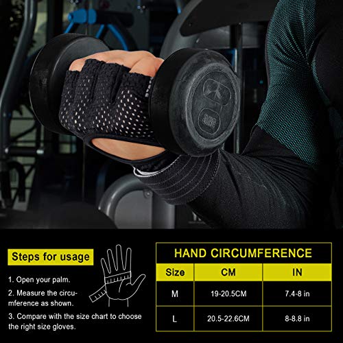 image for Kootek Workout Gloves Weight Lifting Fitness Gloves with Wrist Wrap S