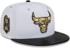 New Era Chicago Bulls 9FIFTY Retro 12 Royalty Hook Snapback Cap, 2Tone Hat White Black