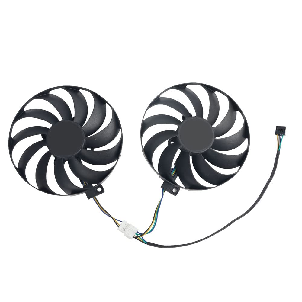 inRobert 95mm RX5700 Graphics Card Fan for ASUS Dual RX 5600 5700 XT EVO Video Card Cooling Fan T129215SU
