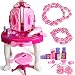 Vobajf Principessa Dressing Table Vari Accessori Giocattoli Giochi di Ruolo Dressing Table Gioco Makeup Set Giocattolo Fingere di Bellezza Principessa for i Bambini Ragazze Giocattoli Domestici
