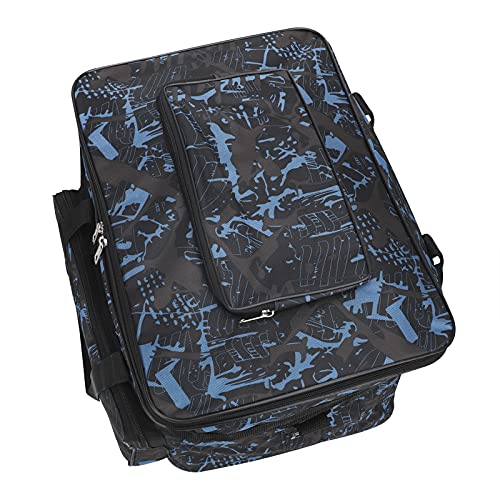 Image of Large Capacity Art Supply Storage Bag with Straps, Waterproof Art Craft Drawing Supplies Storage Tote Bag Portable Travel Craft Bag, Handle Carrier Bag for Craft Tool Sewing, Paper, Art, Desk, Canvas