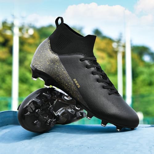 Soccer Cleats for Mens Womens Indoor Soccer Shoes Unisex Baseball Turf Shoes Youth Rugby Shoes Adult AG FG TF Football Boots Wide Training Sneaker4