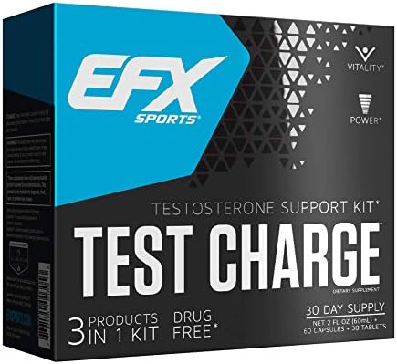 EFX Sports Test Charge Testosterone Support Kit 1 Kit