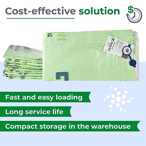 Image of IDL Packaging 36 inch x 84 inch Dunnage Airbag, Woven Polypropylene, Level 1 | Fill The Void in Trucks and Intermodal Shipments, Reusable - Cargo Securing Solution for Container Stuffing