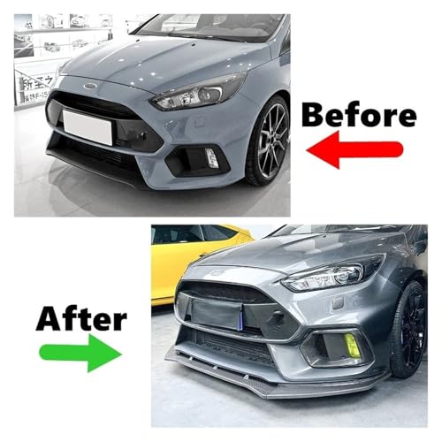 Spoiler avant Focus RS MK3 2015-2018 avec diffuseur pare-chocs noir brillant - 3