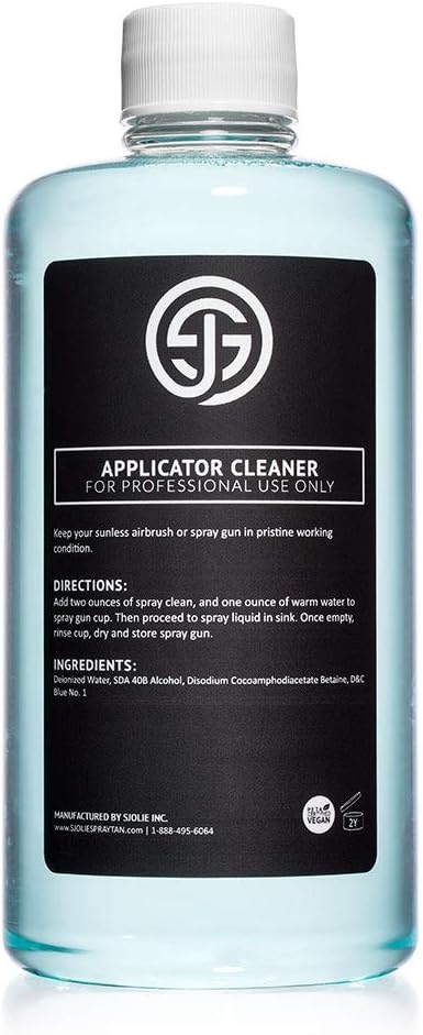 Sjolie Spray Tan Gun Cleaning Solution - 16 oz