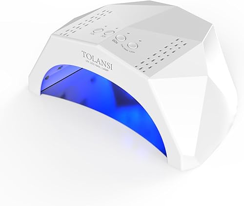 TOLANSI Lámpara de curado flash de uñas de gel DIY Nail Art UV LED Secador de uñas LED Luz de uñas