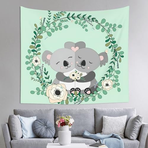 Tapisserie Koala EdWal drapé mural pour grand salon et canapé cocooning