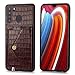 Produktbild DHXX Artikel for Samsung Galaxy A21 Fall, Durable PU-Leder Schutz Back Flip-Fall-Abdeckung mit Kartensteckplatz und Bilderrahmen for Samsung Galaxy A21 (Color : Brown)
