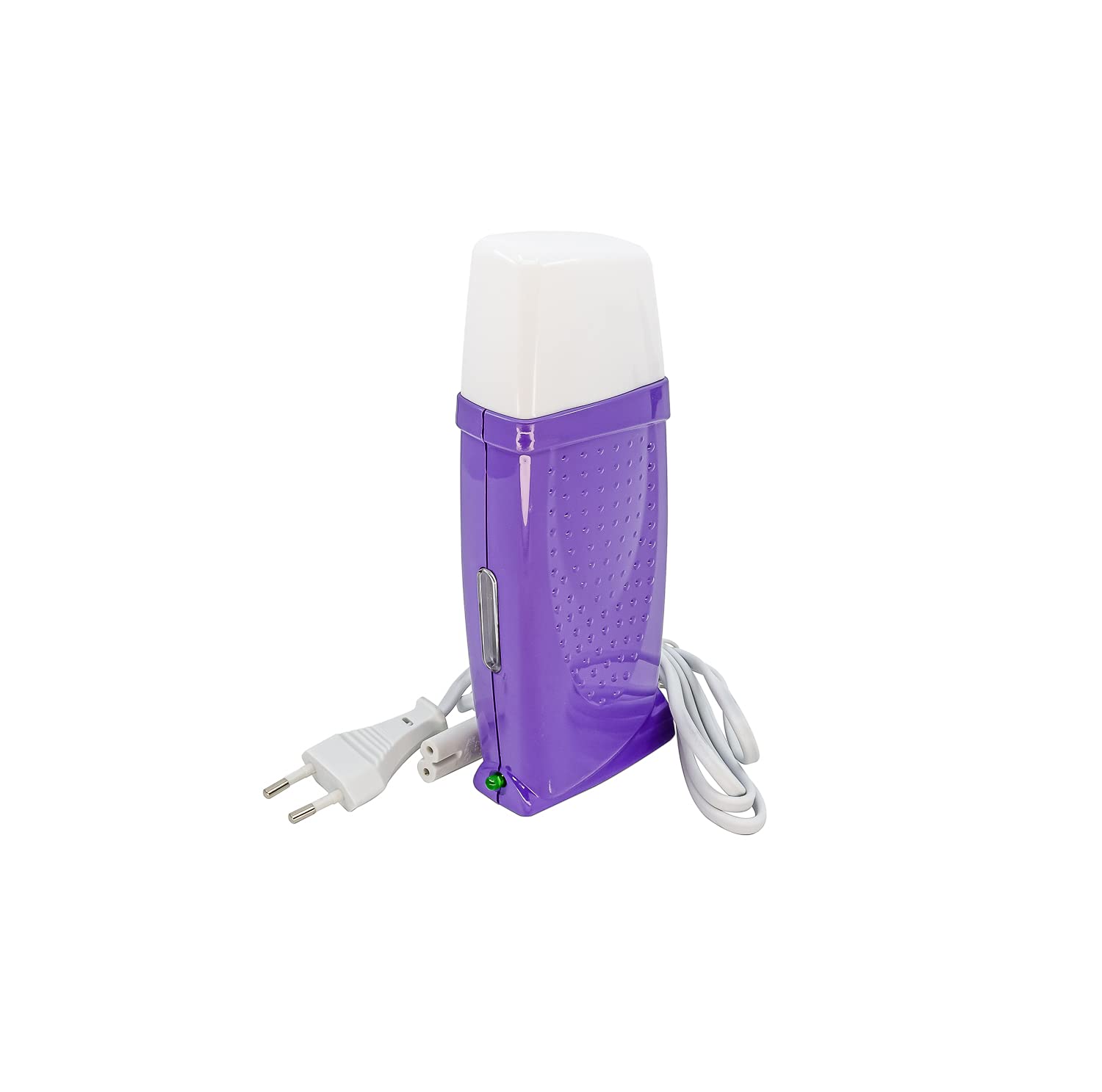 EpilWax Royal Enthaarungsset Komplett mit: Professionellem Wachswärmer,12 Roll-On Wachs 100 ml Azulen, 100 Enthaarungsstreifen, 1 Flasche mit 250ml Öl nach der Enthaarung (Royal Serie Azulen 12)