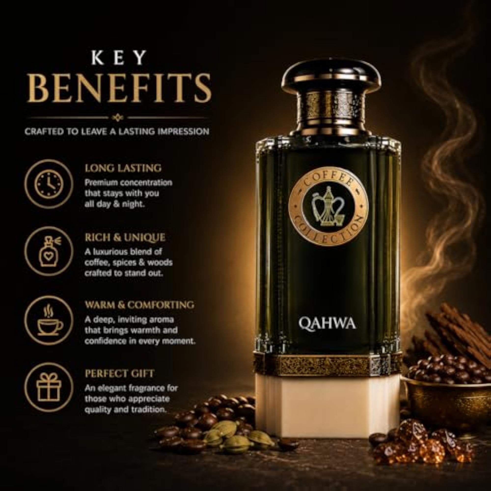 Coffee Collection Qahwa Eau De Parfum, 100ml