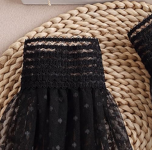 Image of Wrist Cuffs for Women, Ruffled Fake Sleeves Elastic Detachable Arm Cuffs for Sweater Blouse Coat