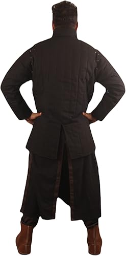Miniatura 3 de THE MEDIEVALS Abrigo Gambeson acolchado grueso Aketon Chaqueta Armadura