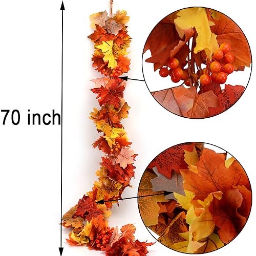 3pack-Fall-Garland-Maple-Leaf-Garland-59FtPiece-Fall-Maple-Leaves-Garland-Hanging-Vine-Garlands-Artificial-Fall-Autumn-Foliage-Garland-Thanksgiving-Christmas-Decor-3-Orange 3pack Fall Garland Maple Leaf Garland 59FtPiece Fall Maple Leaves Garland Hanging Vine Garlands Artificial Fall Autumn Foliage Garland Thanksgiving Christmas Decor 3 Orange