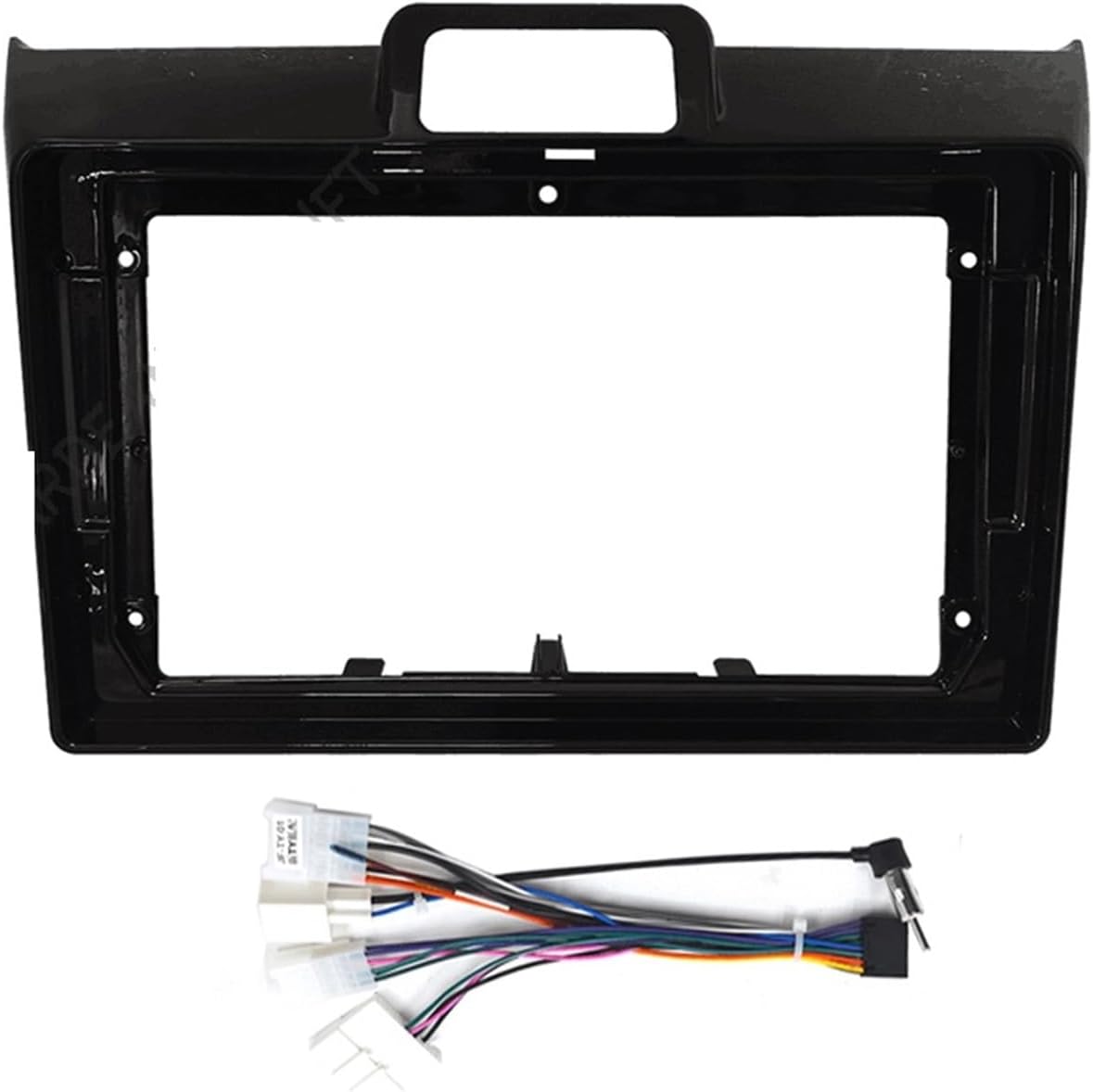 Radio Frame 9 Inch Fit for Toyota Fit for Corolla AXIO Fielder 2015 Car Radio Stereo Android MP5 Player 2 Din Head Unit Panel Casing Frame C Convenient and Practical(with Cable)