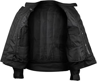 Vance Leather Mens All-Season Reflective Mesh & Textile Motorcycle Jacket w/CE Armor & Removable Liner