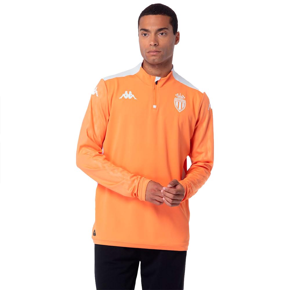 Kappa ABLAS PRO 8 MONACO SWEAT ASM | MAN | SIZE M | ORANGE MD/WHITE