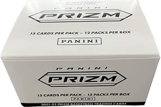 2021-22 Panini Prizm Basketball Fat Pack Cello Box (12 Packs/15 Cards: 3 R/W/B Prizms)