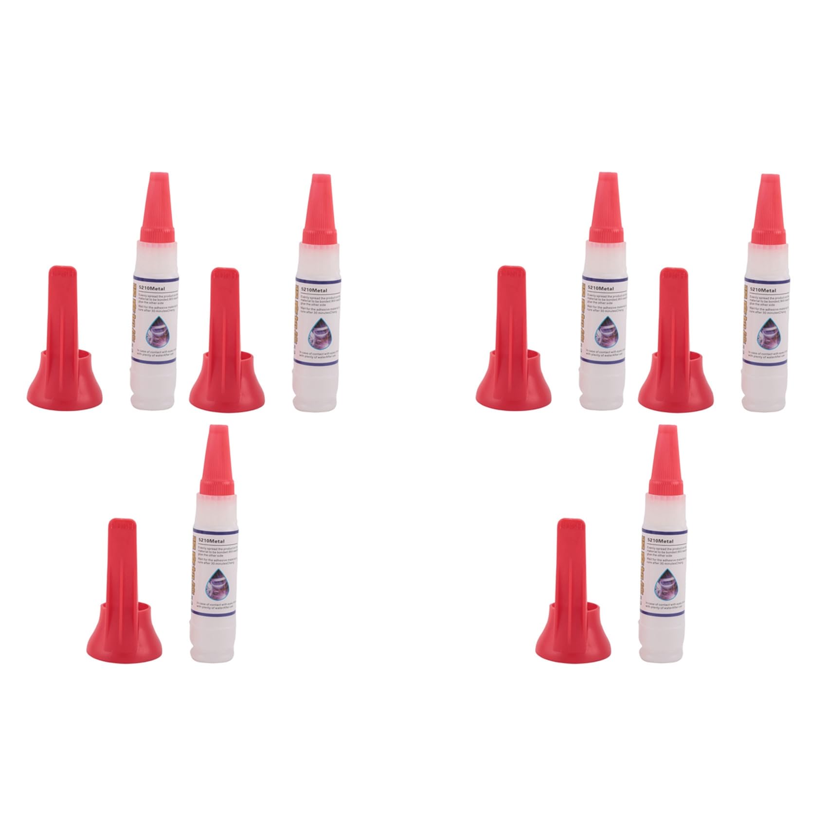Jnchdghwa As Shown 6Pcs Strong Solder Multi-Material Repair Glue, Multi-Material Repair Glue