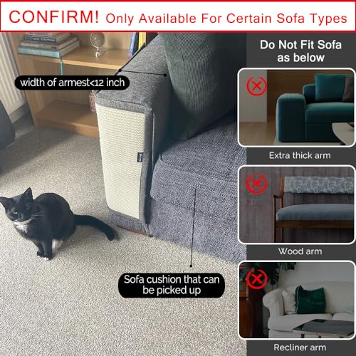 Kratzschutz für Sofa Natuya – Möbelschoner für Katzen