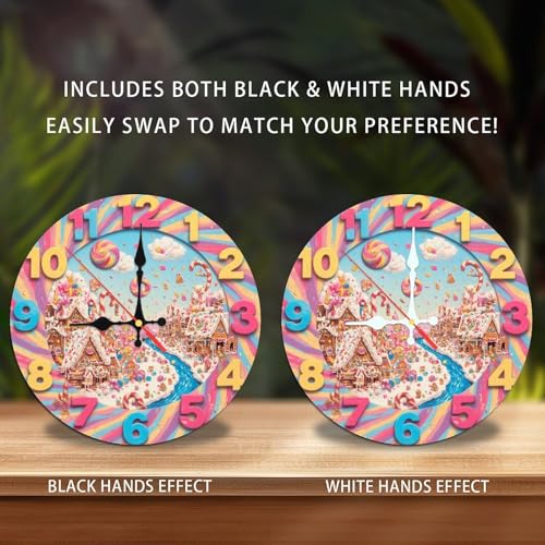 Reloj de Pared de Madera 10 Pulgadas Lancholy miniatura 2