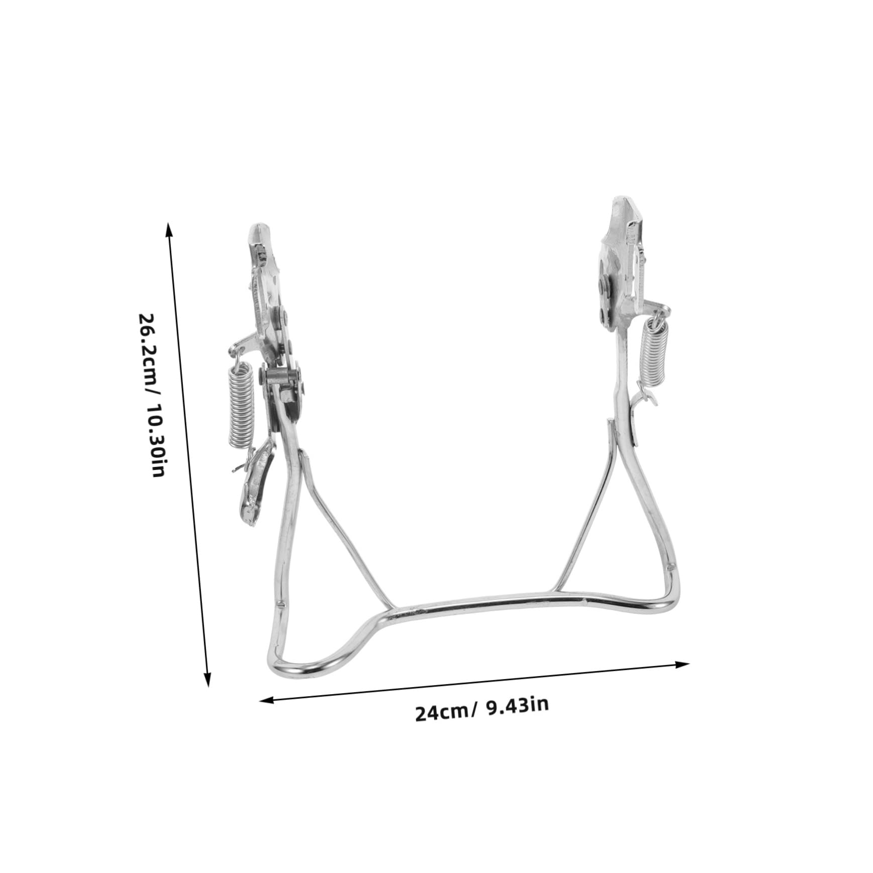 Kisangel Béquille Double de Électrique Support Stable Acier Réglable Pièce de Scooter Électrique Accessoire pour Vélos Stationnement Sécurisé Remplacement de Béquille