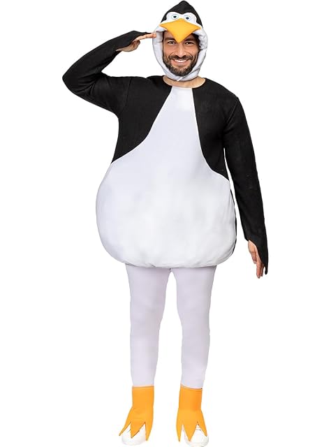 Funidelia - Disfraz de Madagascar pingüino para hombre y mujer Dibujos Animados & Madagascar