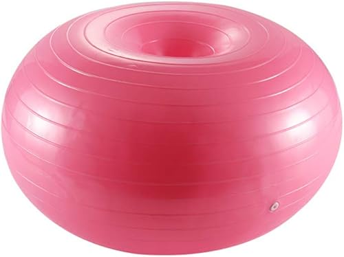 Miniatura 10 de Keenso Pelota de ejercicio con dona de yoga, entrenamiento de núcleo, pelota de estabilidad, pelota de ejercicio para yoga, pilates, entrenamiento