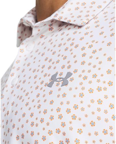 Under Armour Playoff 3.0 Polo White/Photon Blue/Midnight Navy 4XL - 2
