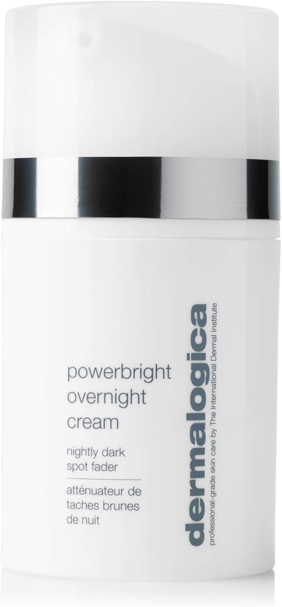 Dermalogica PowerBright Overnight Cream, Night Face Moisturizer, 1.7 fl oz | Nightly Dark Spot Fader That Restores Radiance While You Sleep, with Vitamin C and Niacinamide