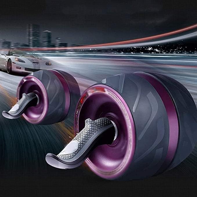 Miniatura 6 de Rueda abdominal, rueda de rodillo abdominal con resistencia de resorte incorporada, rodillo abdominal de fitness para entrenamiento abdominal,