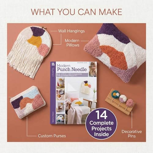 Image of Leisure Arts Modern Punch Needle Bk, None