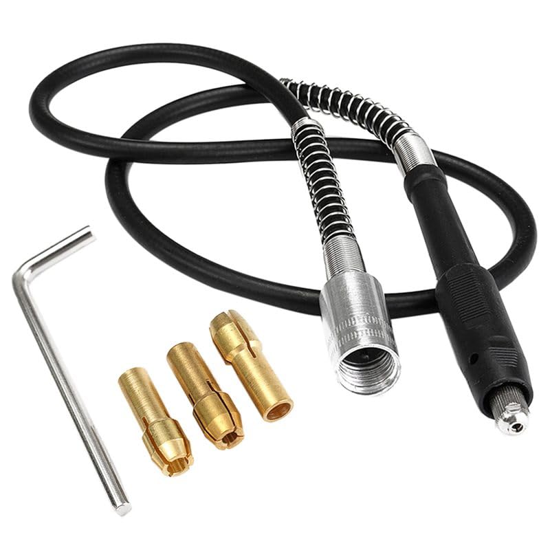 42inch 107cm Corded Grinding Electric Flex Flexible Shaft for Power Rotary - (Color: Black)